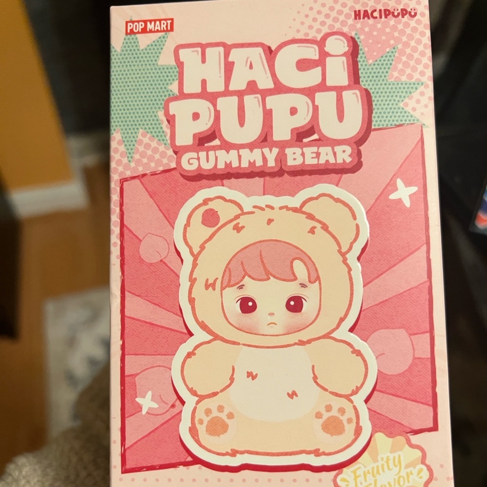 Pop Mart Hacipupu Gummie Bear plush pendant (blind box) 🍬🐻: